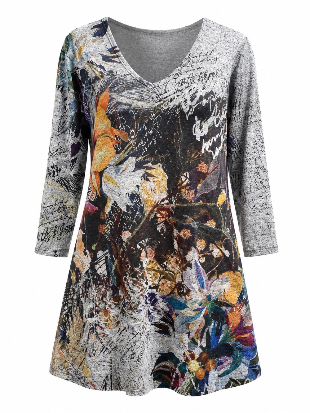 Inoa Floral Notes Tunic XL Abstract